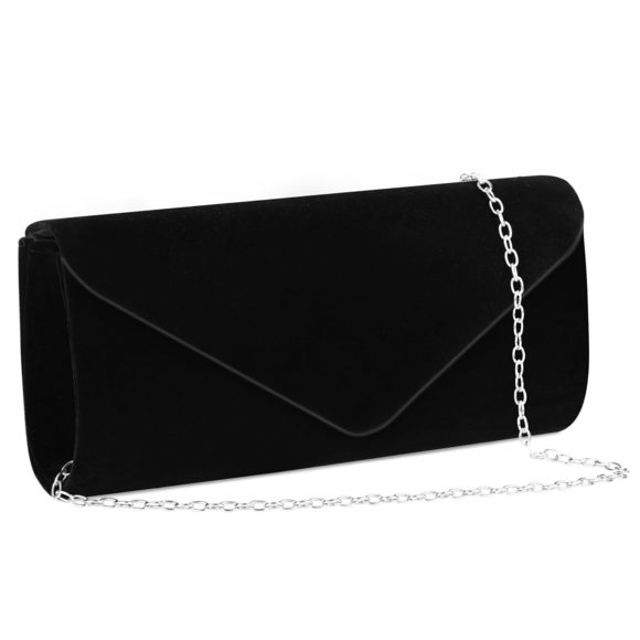 Clutch Purses, Velvet Suede Envelope Evening Purse Stylish Clutch :D - Picture 1 of 8